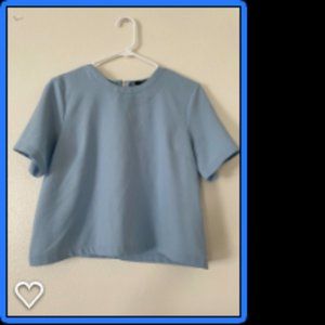 Light blue Forever 21 short sleeve shirt size medium